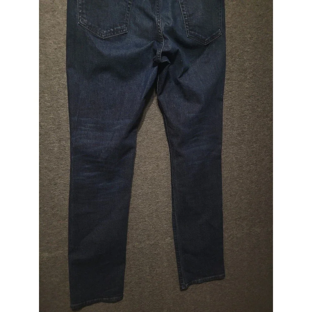 Bonobos 34/36 straight denim jeans stretch pockets zip button ribcage